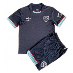 Koszulka West Ham United Dziecięcy Trzeci Stroje Piłkarskie 2021/22 Krótki Rękaw